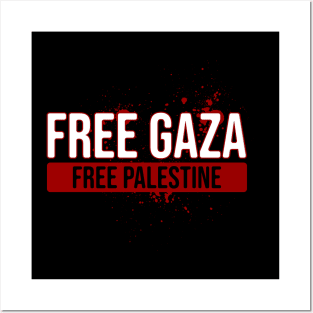 Free Gaza Free Palestine Posters and Art